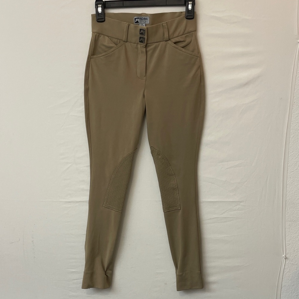Dover Saddlery Riding Sport Beige-TanEquestrian Breeches Youth Size 12 ( K4)✨